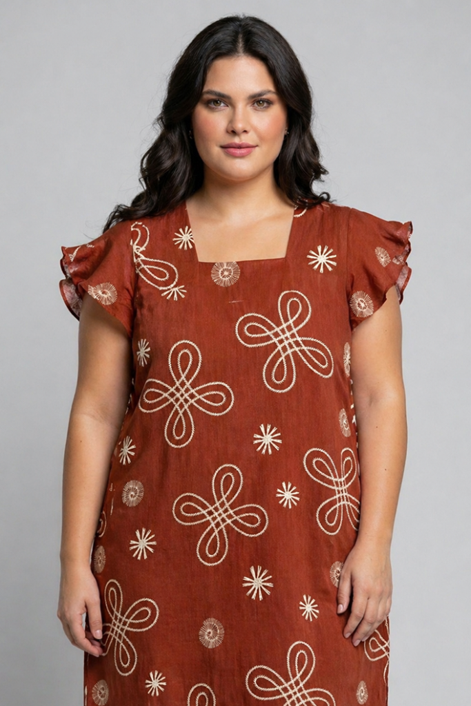 VESTIDO DECOTE QUADRADO